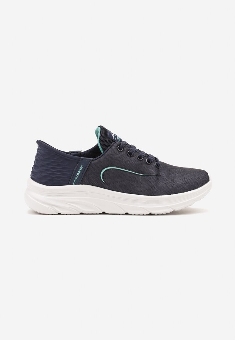Sneakers Darilen Bleumarin cu verde mentă