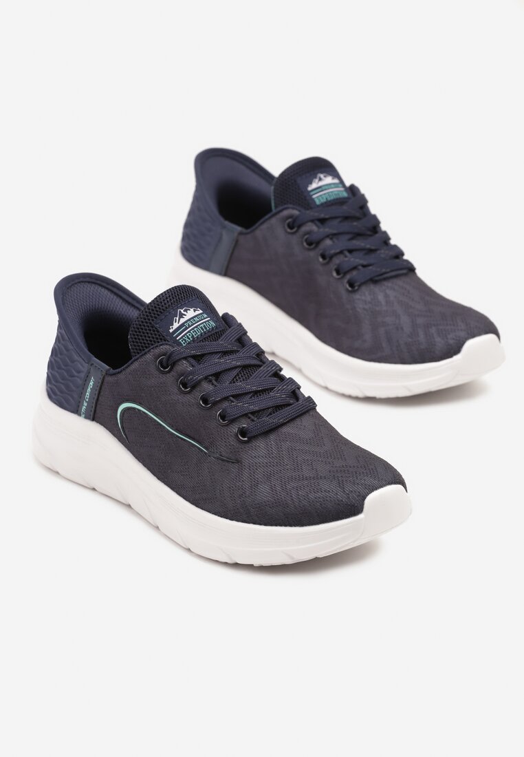 Sneakers Darilen Bleumarin cu verde mentă