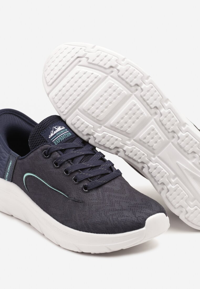 Sneakers Darilen Bleumarin cu verde mentă