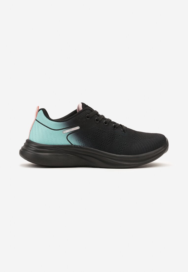 Pantofi sport Elanielia Negru cu verde mentă