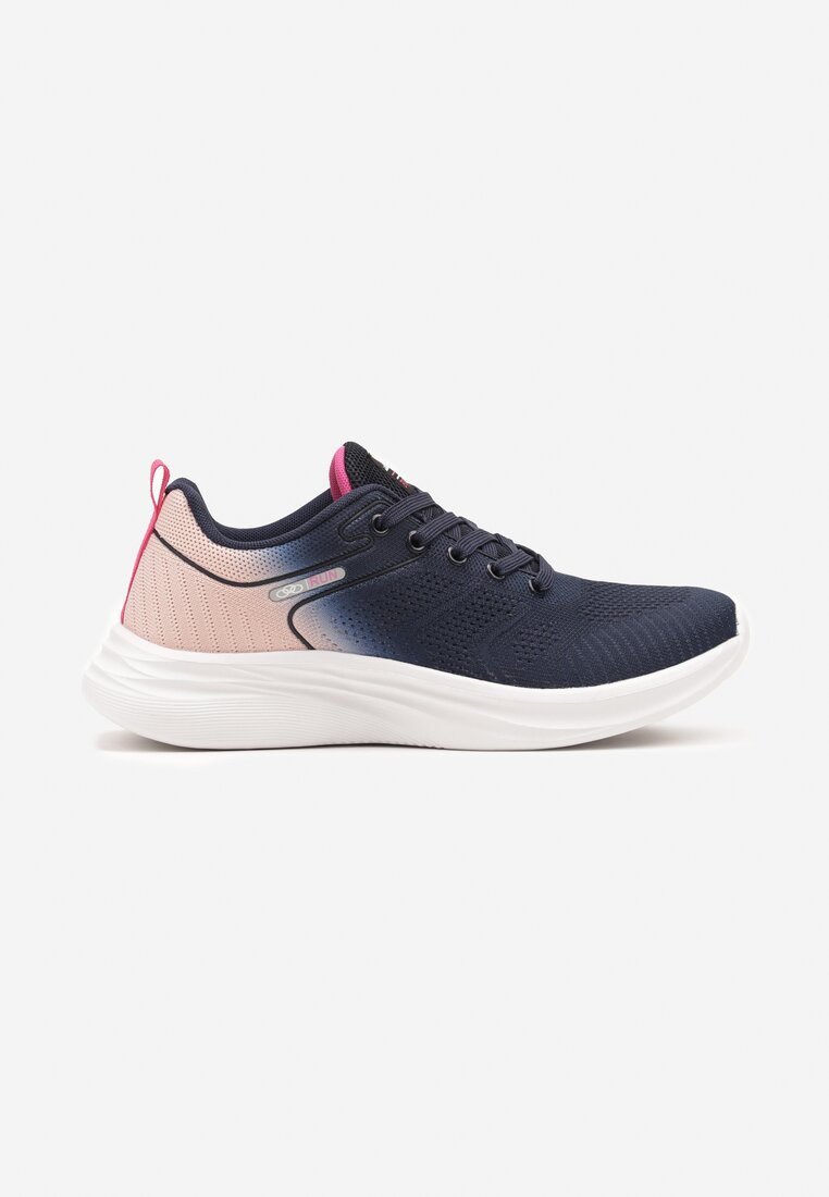 Pantofi sport Elanielia Bleumarin cu roz