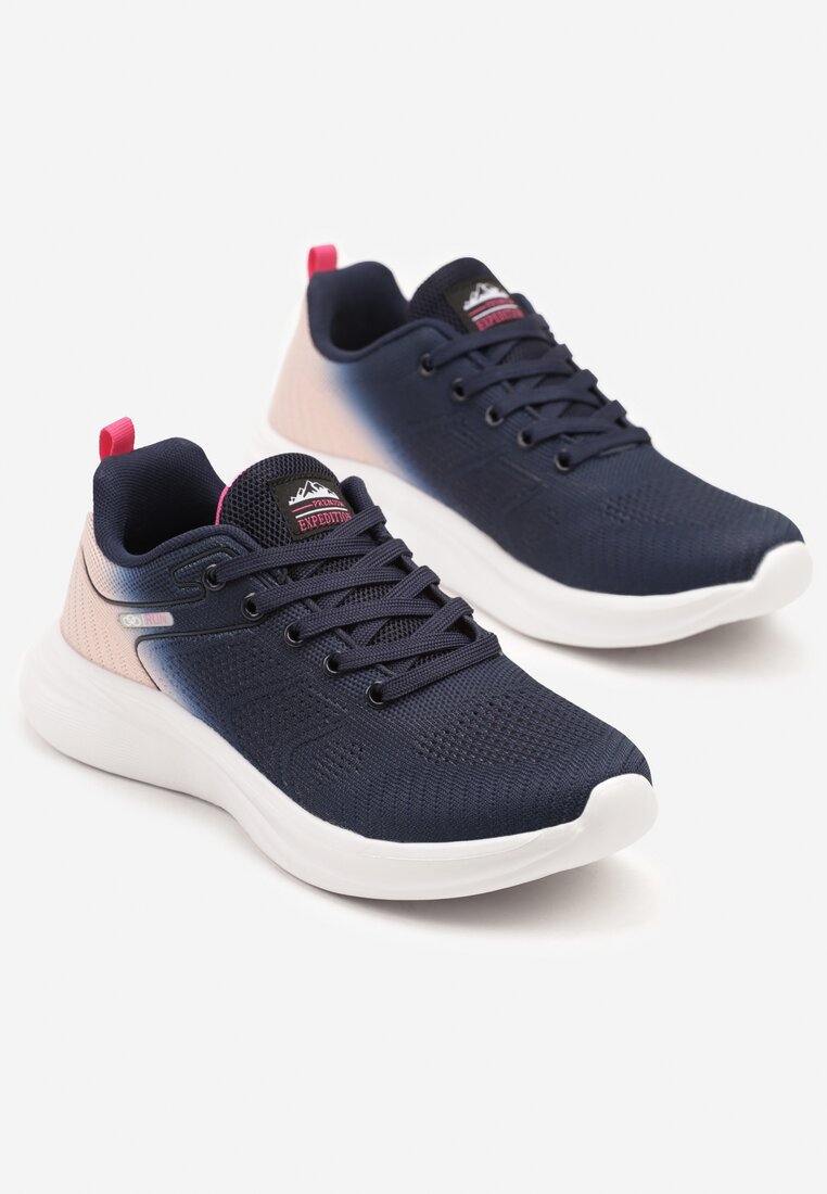 Pantofi sport Elanielia Bleumarin cu roz