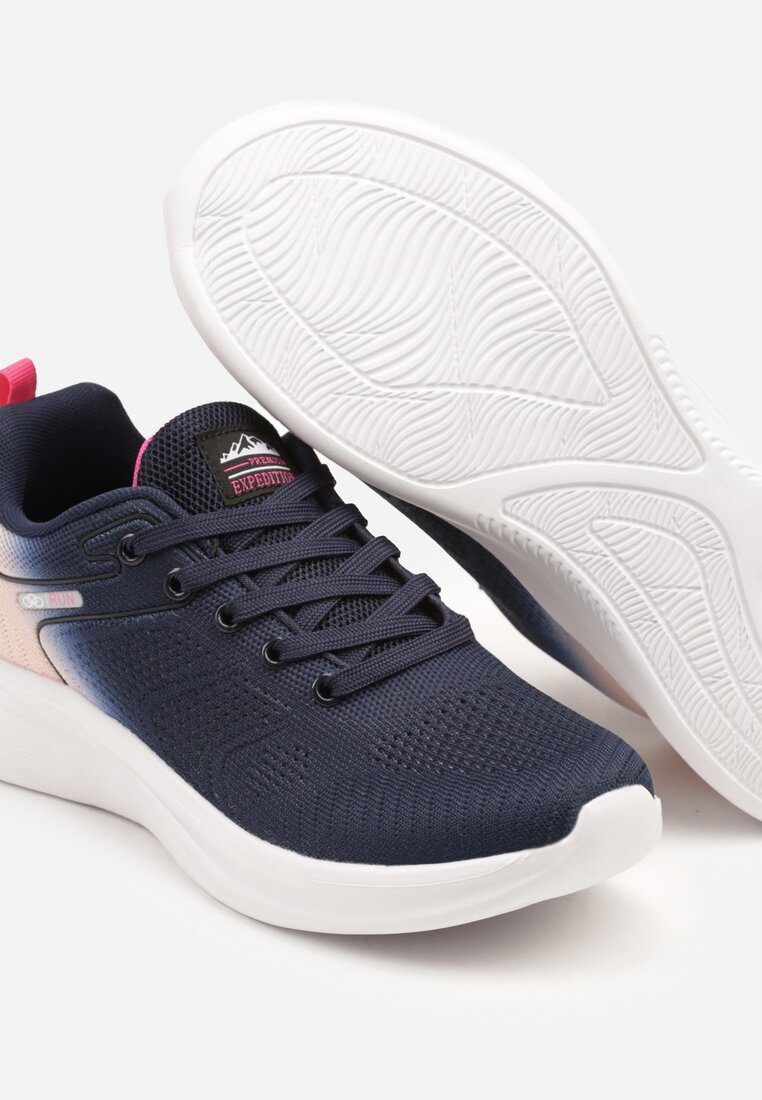 Pantofi sport Elanielia Bleumarin cu roz