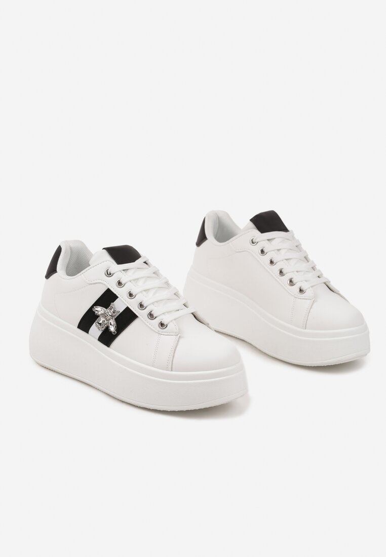 Sneakers Ommea Alb cu negru