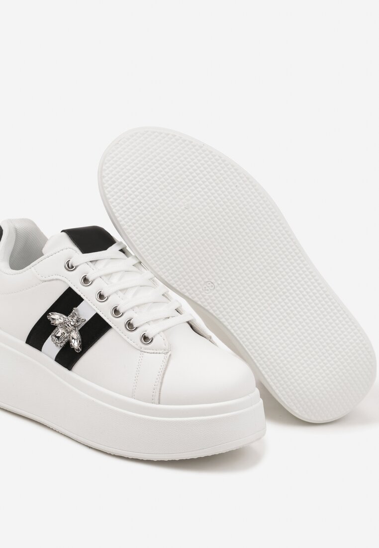 Sneakers Ommea Alb cu negru