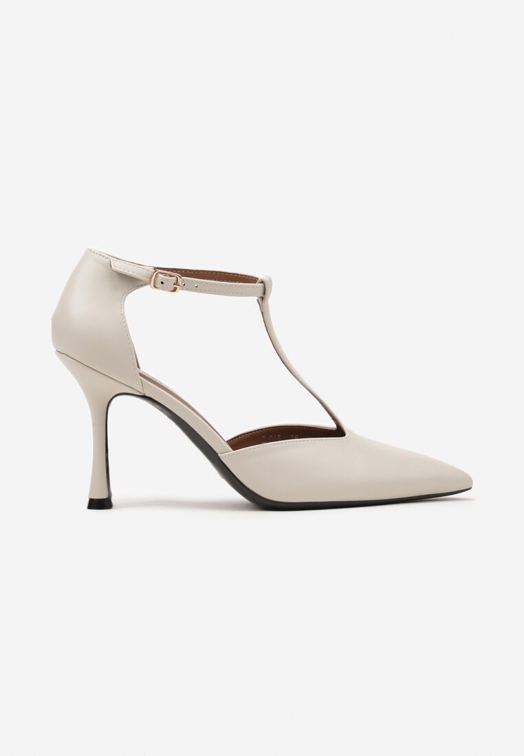 Pantofi stiletto Isorela Albi
