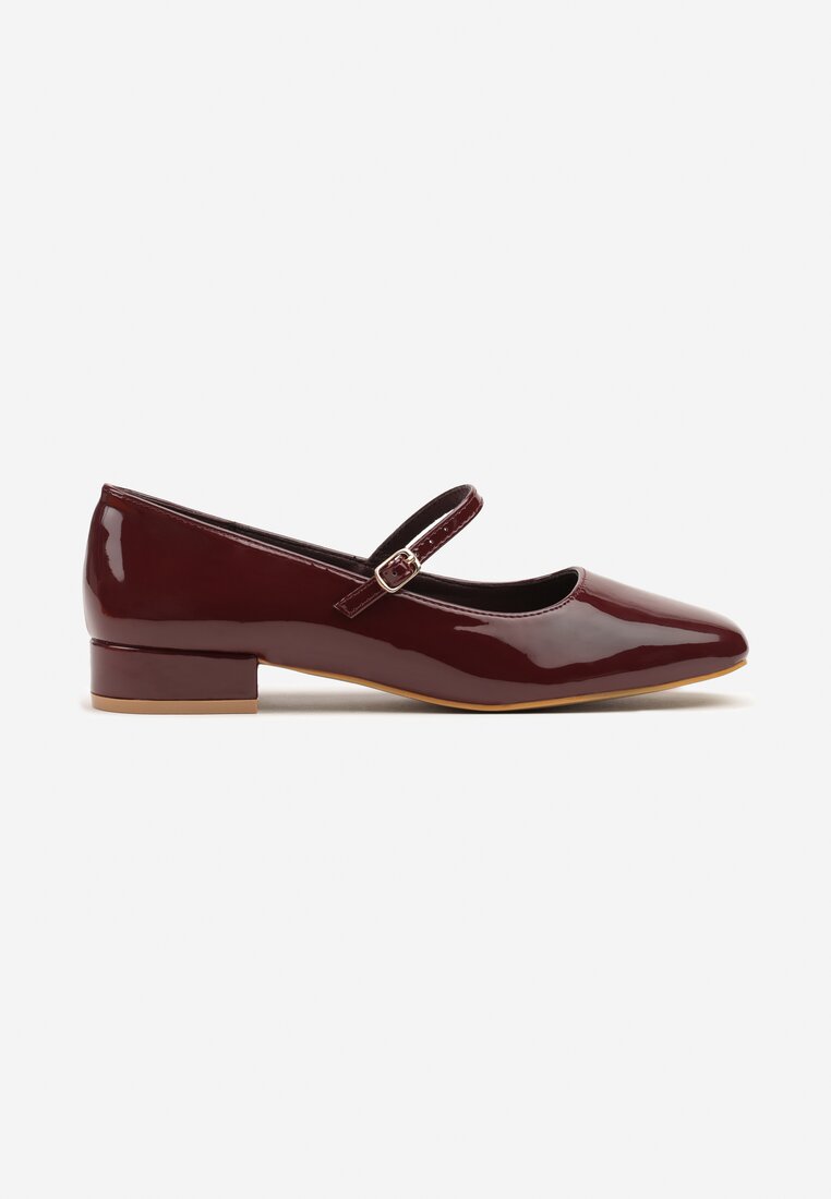Pantofi cu toc Artia Bordo cu roșu