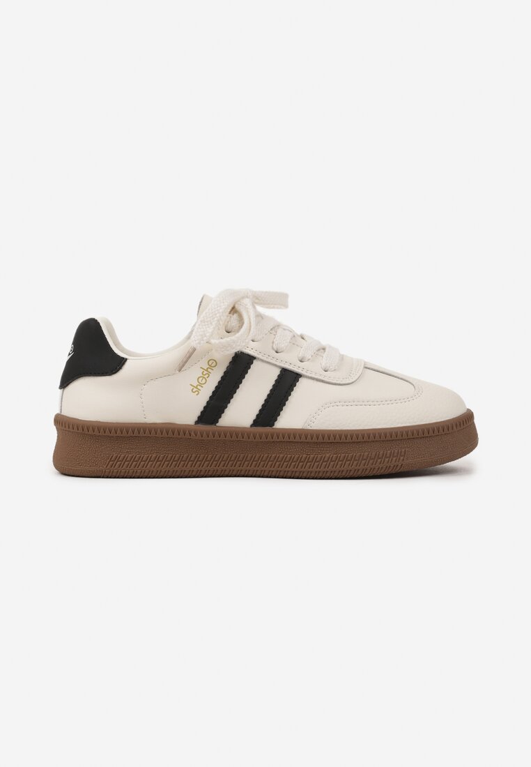 Sneakers Wenilan Bej cu negru