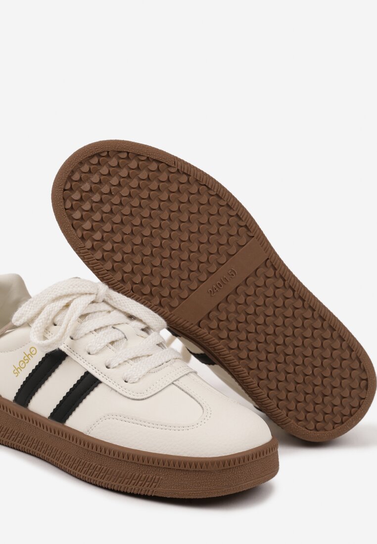 Sneakers Wenilan Bej cu negru
