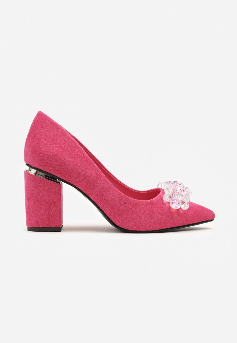 Pantofi cu toc Miliena Roz