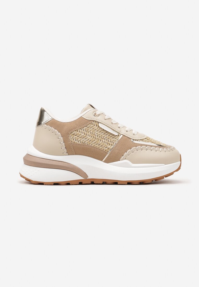 Sneakers Ninatia Bej închis