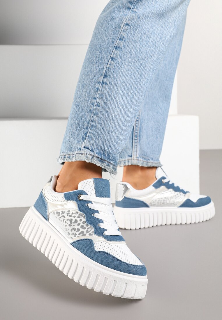 Sneakers Herraza Albaștri