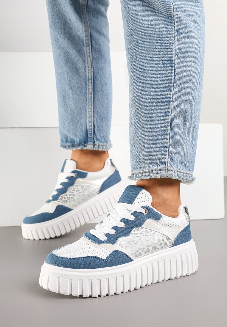 Sneakers Herraza Albaștri