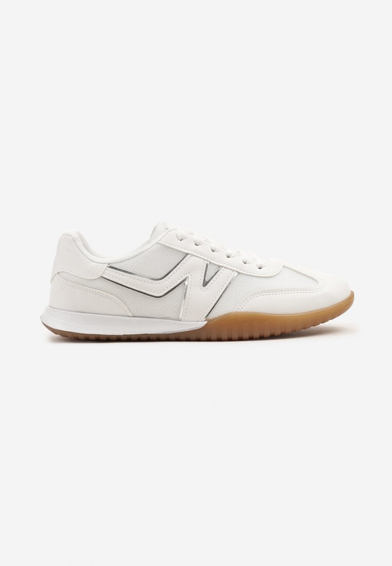 Białe Sneakersy Klasyczne Tenisówki Istia
