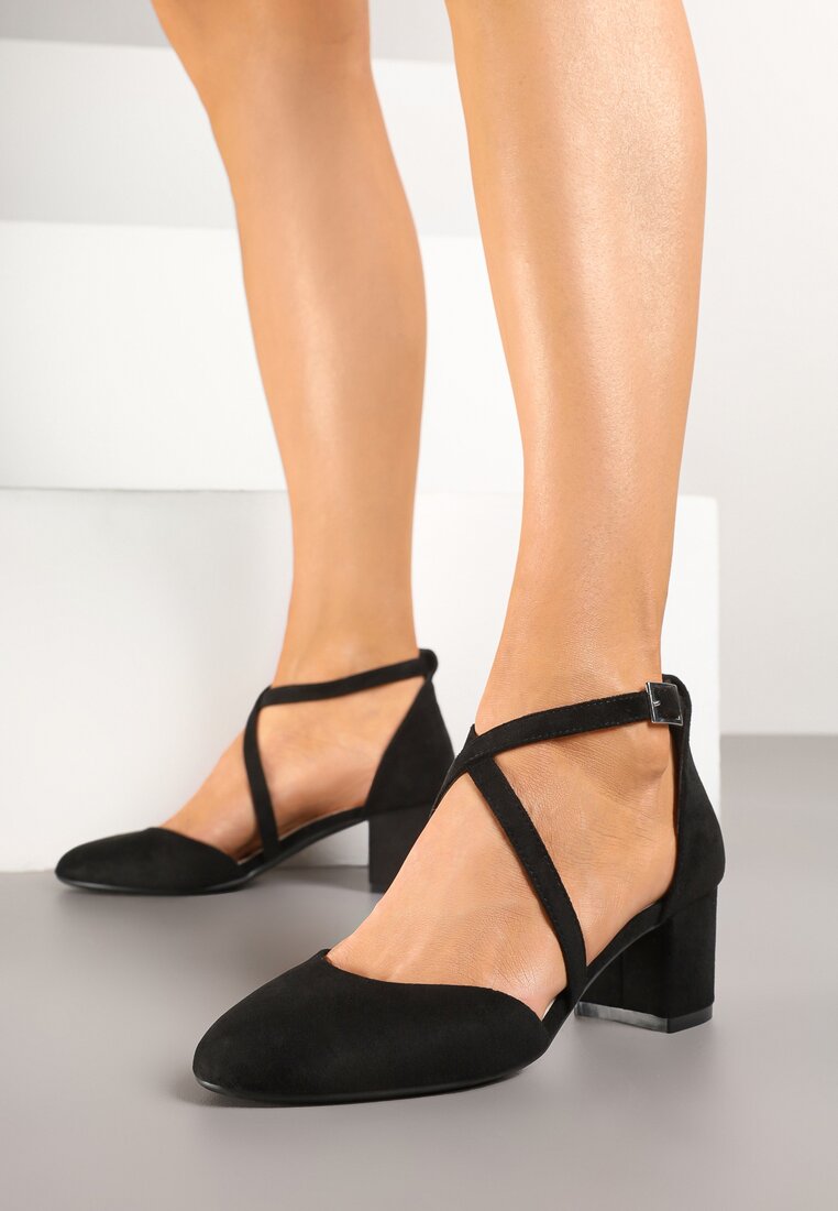 Pantofi cu toc Dortia Negri