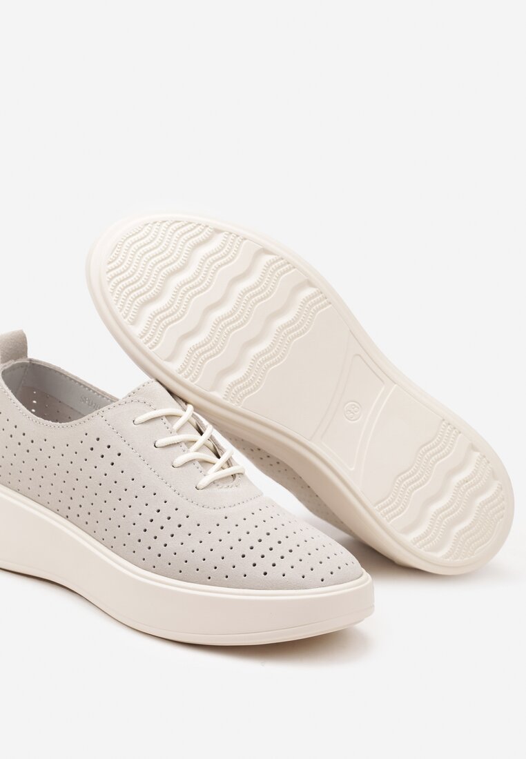 Sneakers Elanolia Bej închis