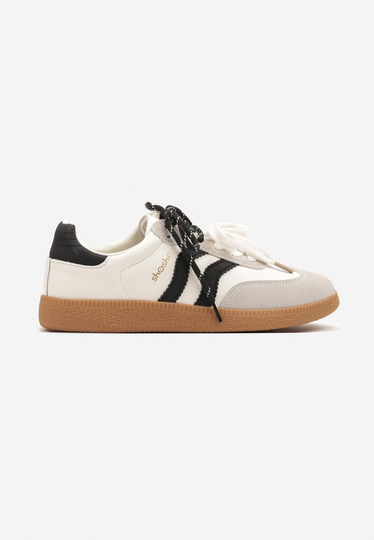 Sneakers Zarinoa Bej cu negru