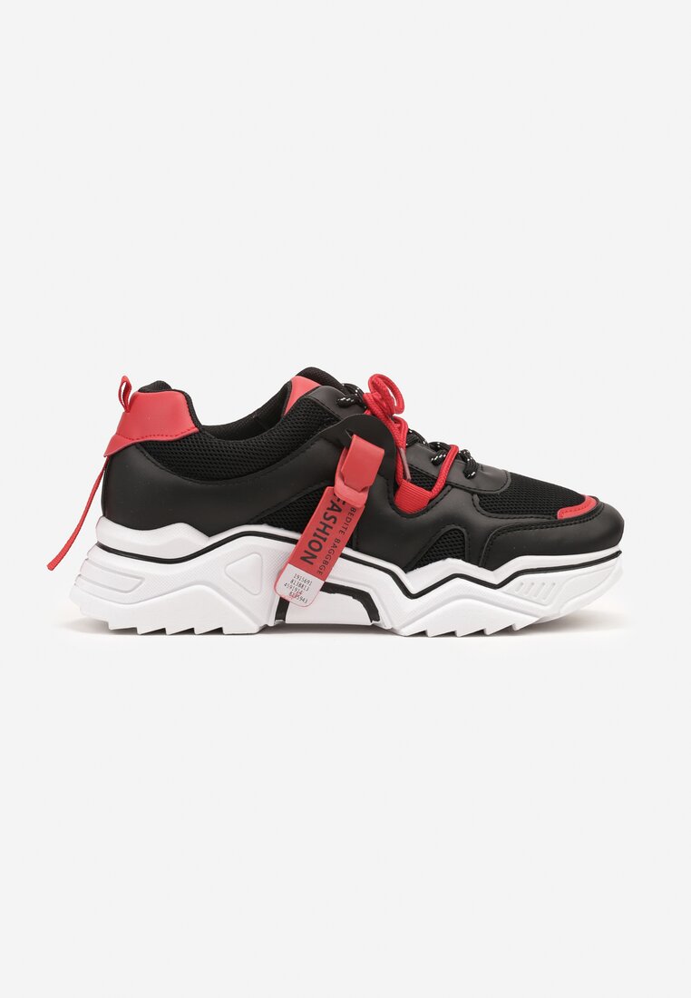 Sneakers Taneril Negru cu roșu
