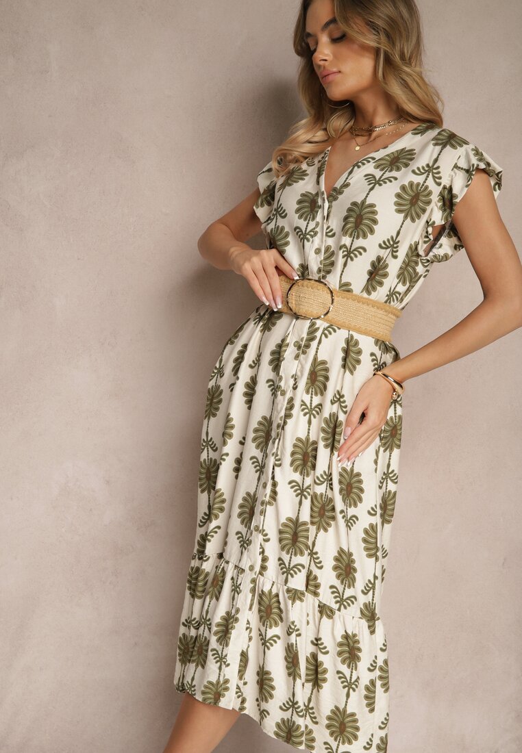 Rochie Efalithea Bej închis