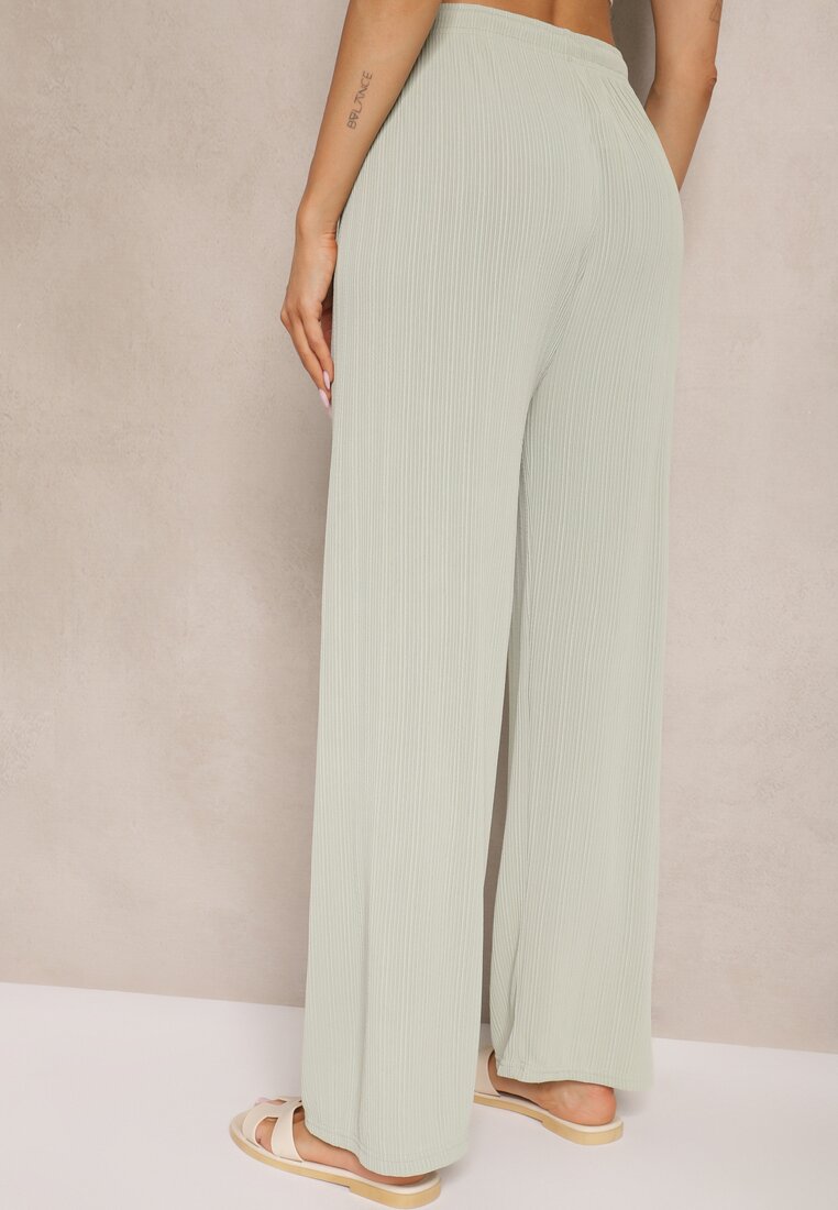 Pantaloni Harisna Verde deschis