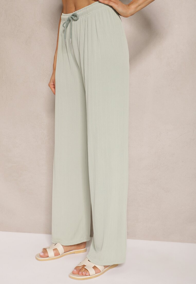 Pantaloni Harisna Verde deschis