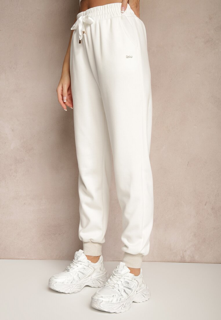 Pantaloni Evelzia Albi