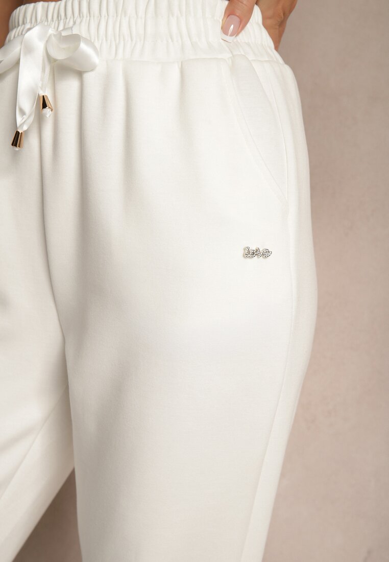 Pantaloni Evelzia Albi
