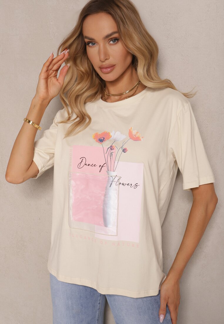 T-shirt Setolina Bej deschis