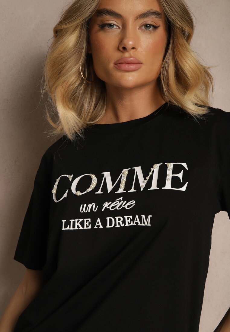 T-shirt Sanelna Negru