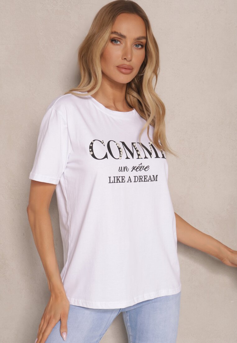T-shirt Sanelna Alb