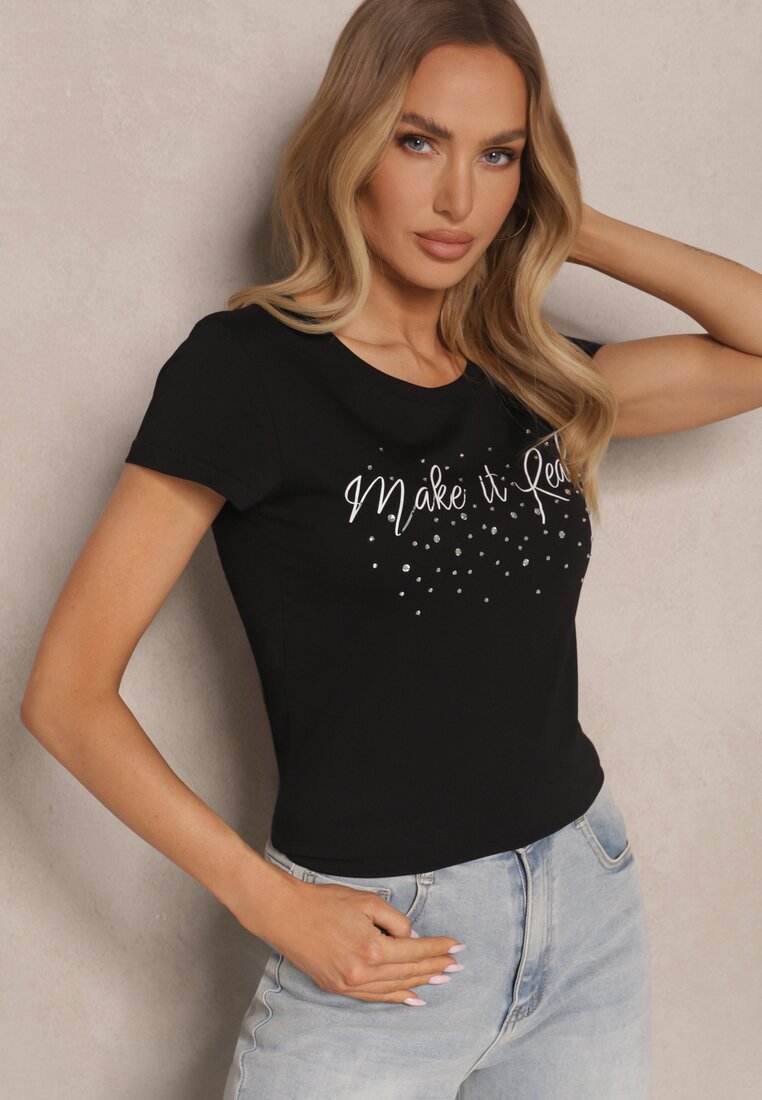 T-shirt Zreadia Negru