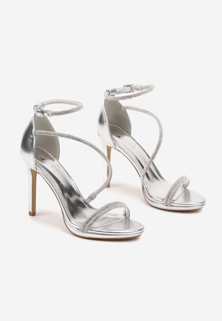 Pantofi stiletto Ralisen Argintii