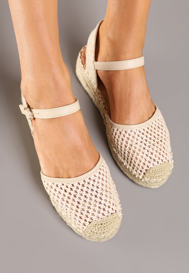 Espadrile Alianara Bej