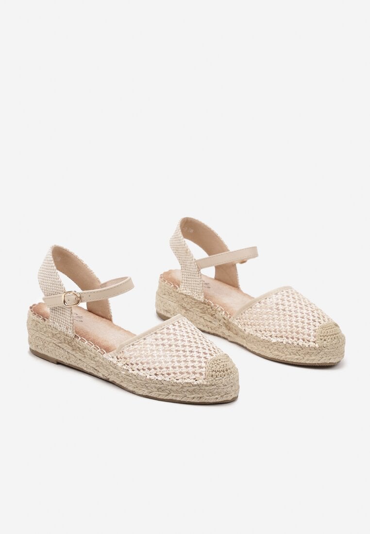 Espadrile Alianara Bej