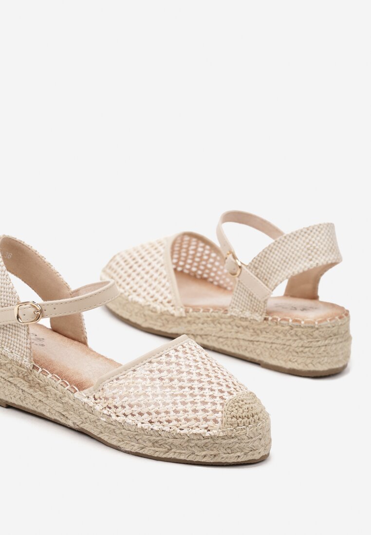 Espadrile Alianara Bej
