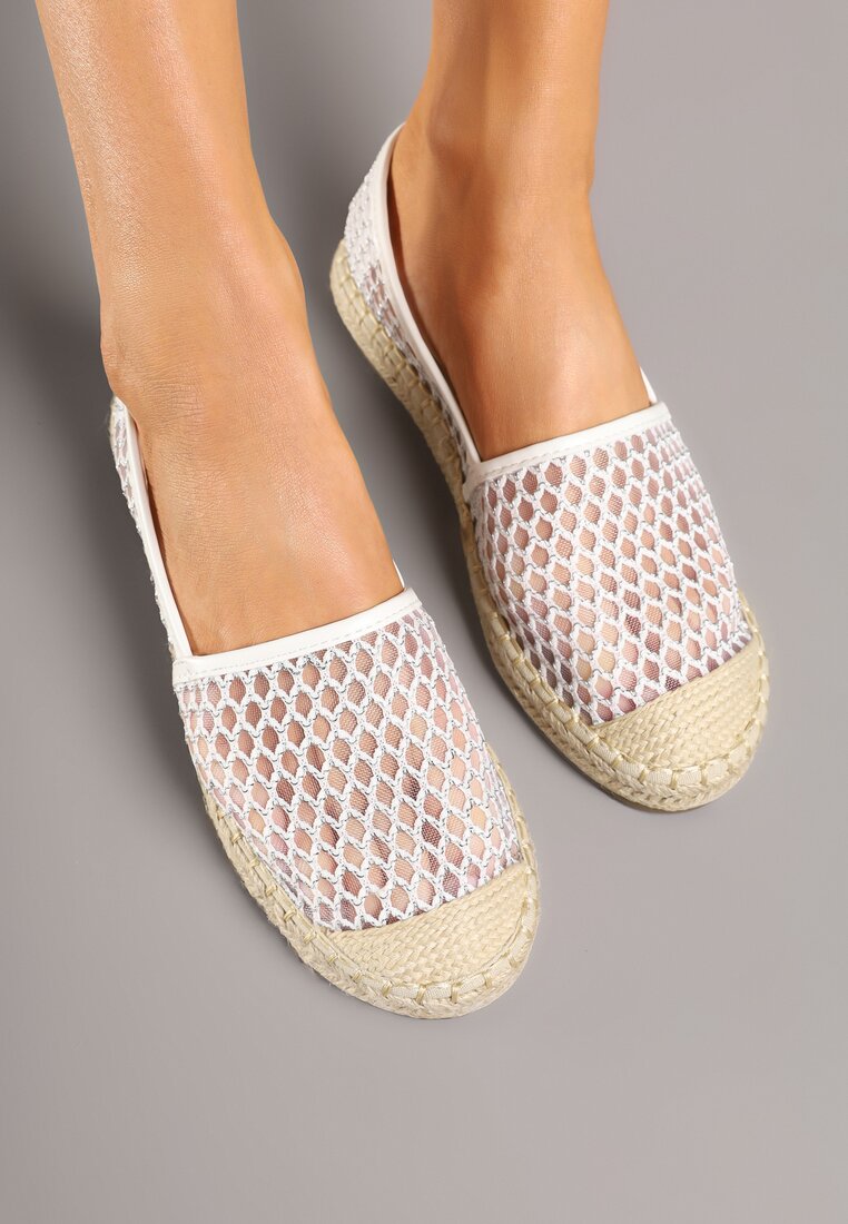 Espadrile Setariva Albe