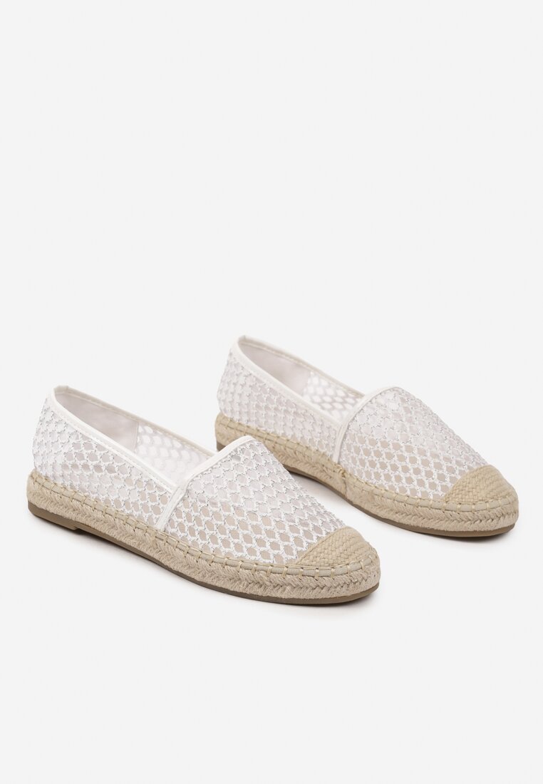 Espadrile Setariva Albe