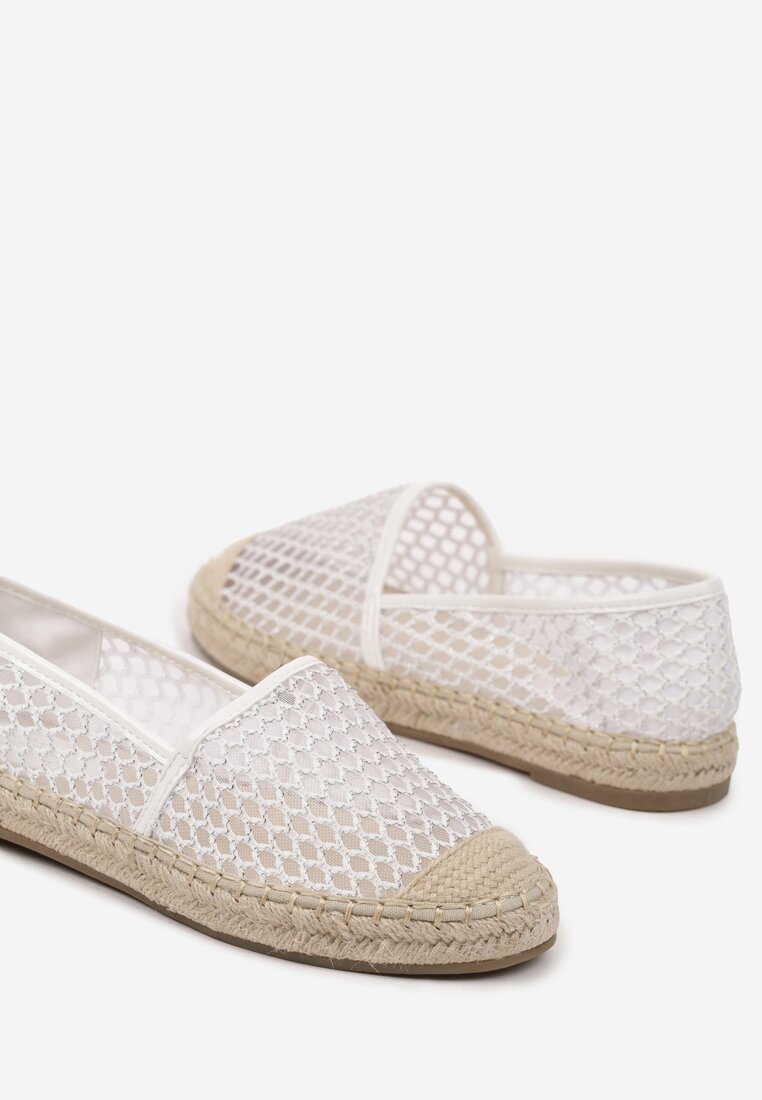 Espadrile Setariva Albe
