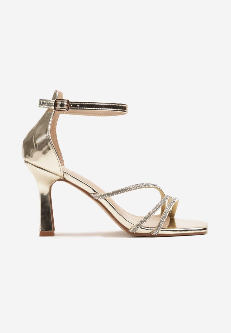 Pantofi stiletto Alimora Aurii