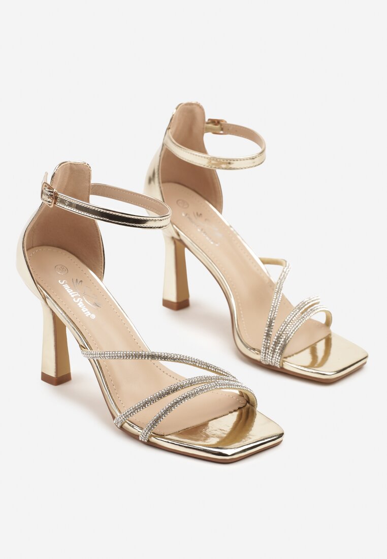Pantofi stiletto Alimora Aurii