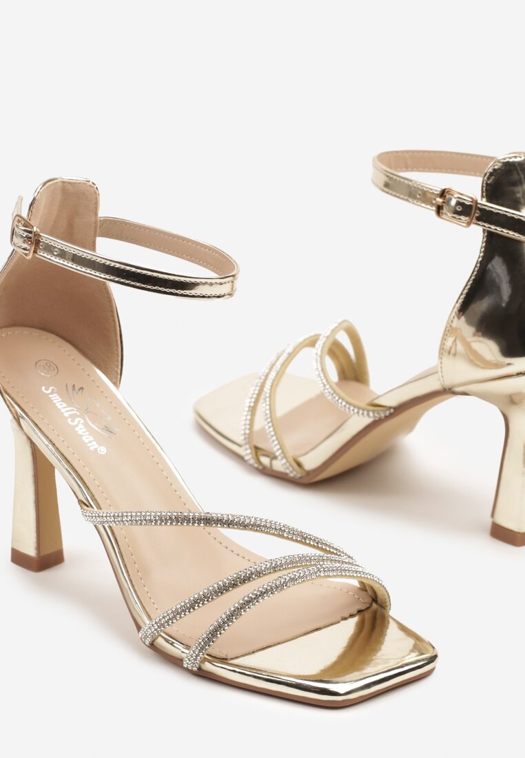 Pantofi stiletto Alimora Aurii