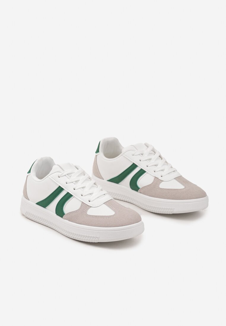 Sneakers Setinora Alb cu verde
