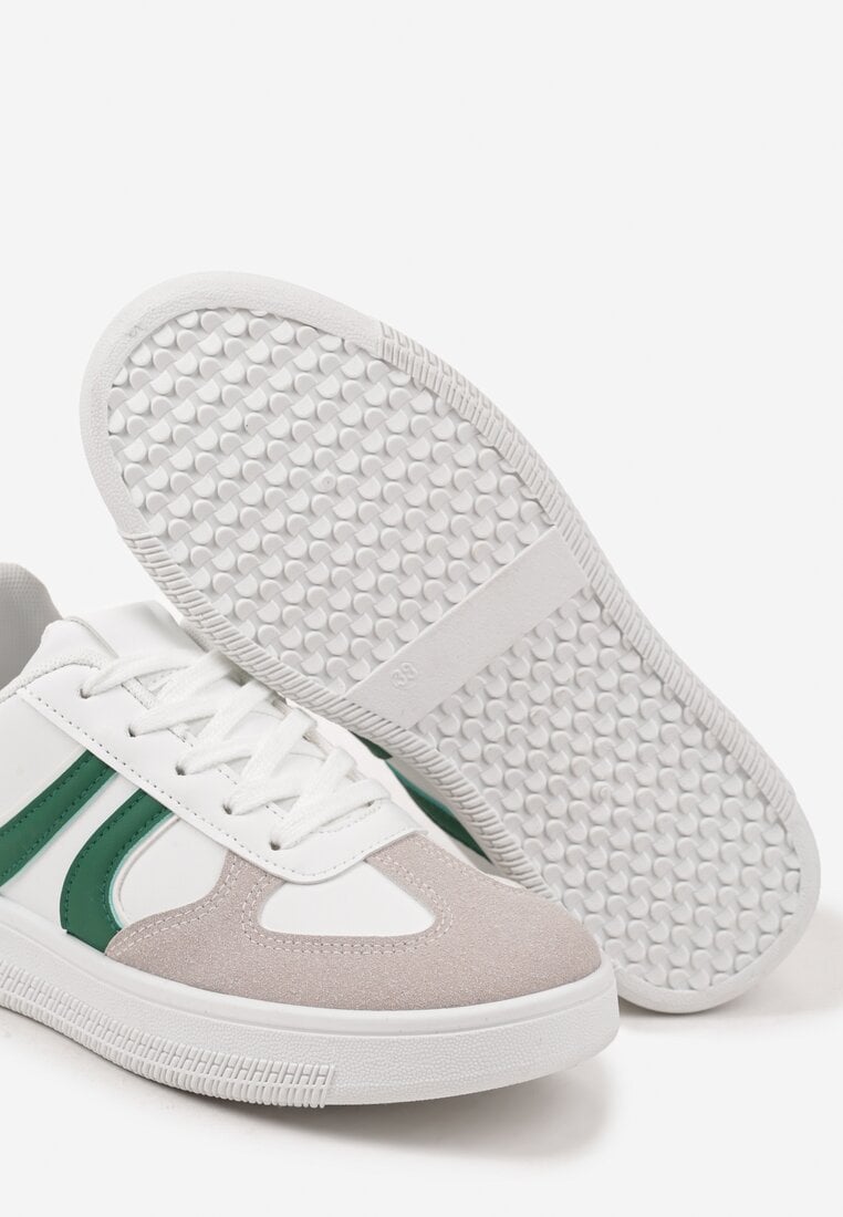 Sneakers Setinora Alb cu verde