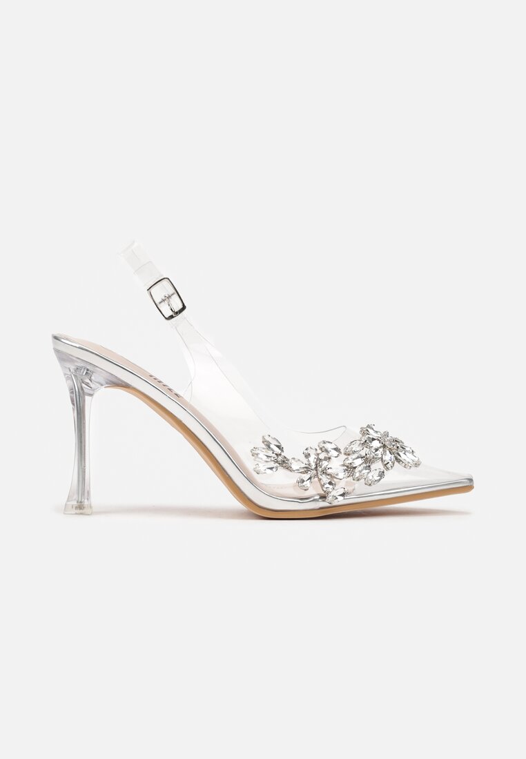 Pantofi stiletto Avelsemi Argintii