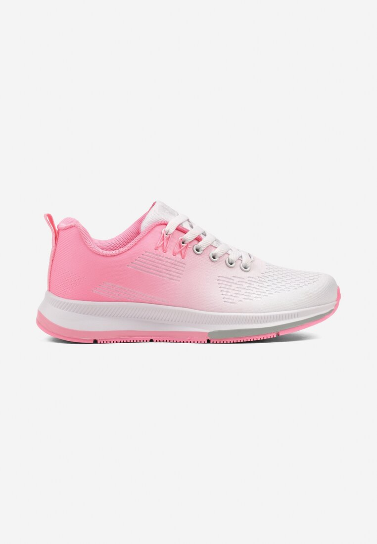 Pantofi sport Maccaria Alb cu roz