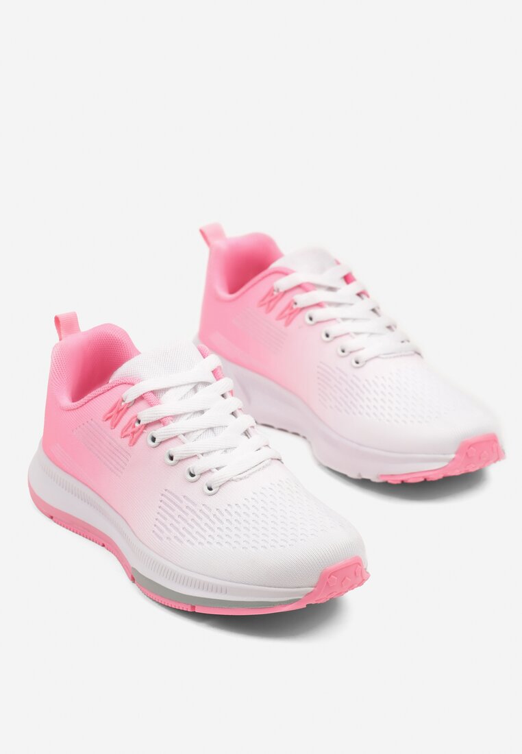 Pantofi sport Maccaria Alb cu roz