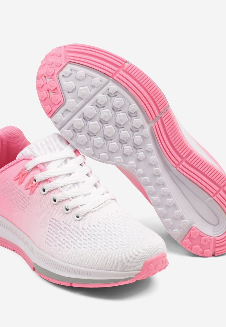 Pantofi sport Maccaria Alb cu roz