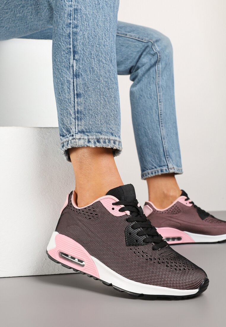 Pantofi sport Zalitea Negru cu roz