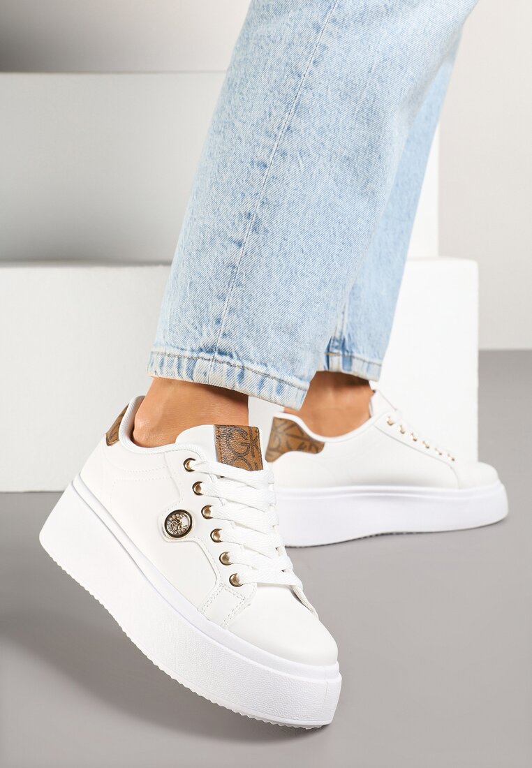 Sneakers Aelippa Bej închis