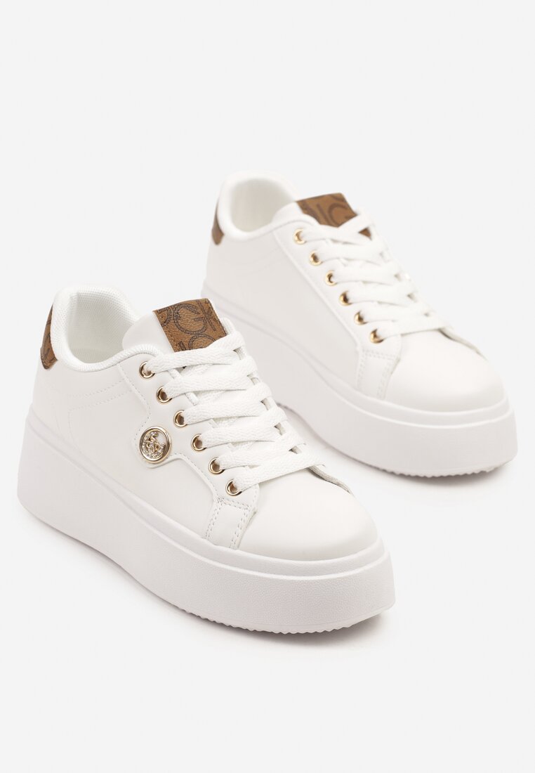Sneakers Aelippa Bej închis